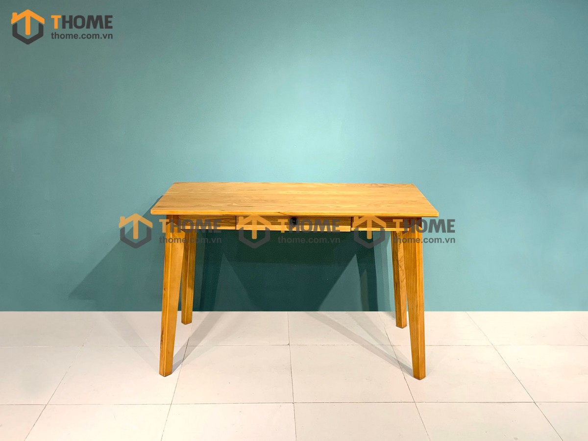 Bàn làm việc gỗ sồi tự nhiên 1 hộc kéo Como BLV1T-22SM