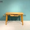 Bàn làm việc gỗ sồi tự nhiên 1 hộc kéo Como BLV1T-22SM