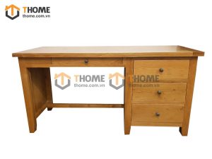 Bàn làm việc gỗ sồi tự nhiên 3 hộc kéo Harris BLV1T-17SM