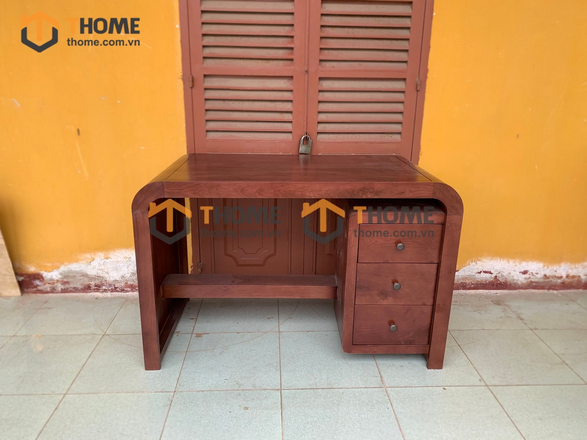 Bàn làm việc gỗ sồi tự nhiên 3 hộc kéo Nova BLV1T-19SM