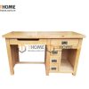 Bàn làm việc gỗ sồi tự nhiên 4 hộc kéo BLV1T-13SM