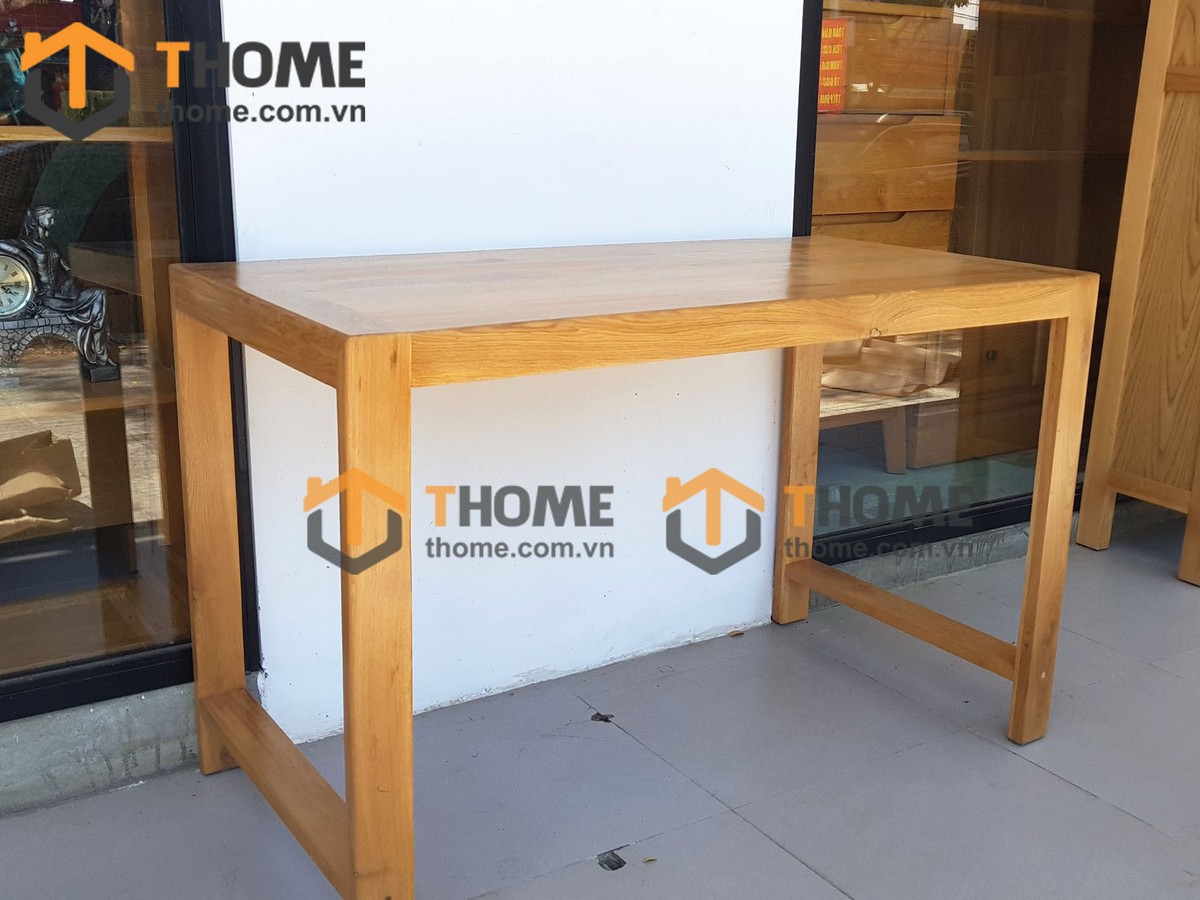 Bàn làm việc gỗ sồi tự nhiên 7 hộc kéo BLV1T-25SM