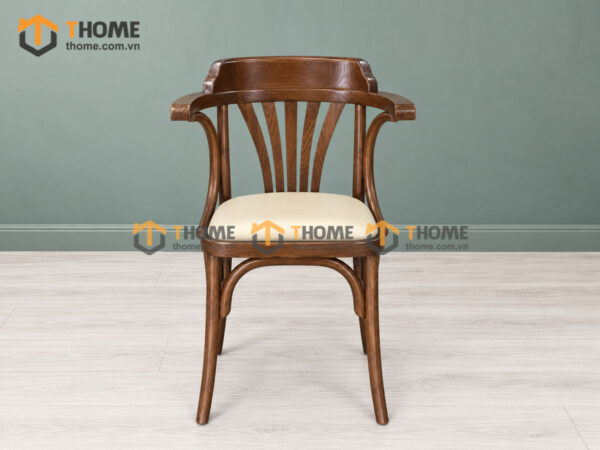 Ghế Ăn Gỗ Sồi Tự Nhiên Mặt Nệm Vương Miện GHEMN-29SN