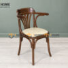Ghế Ăn Gỗ Sồi Tự Nhiên Mặt Nệm Vương Miện GHEMN-29SN