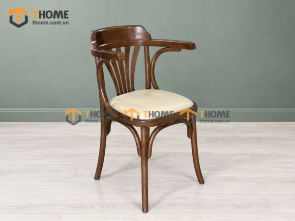 Ghế Ăn Gỗ Sồi Tự Nhiên Mặt Nệm Vương Miện GHEMN-29SN