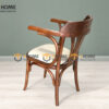 Ghế Ăn Gỗ Sồi Tự Nhiên Mặt Nệm Vương Miện GHEMN-29SN