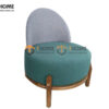 Ghế thư giãn nệm có tựa Round GTG-03SN