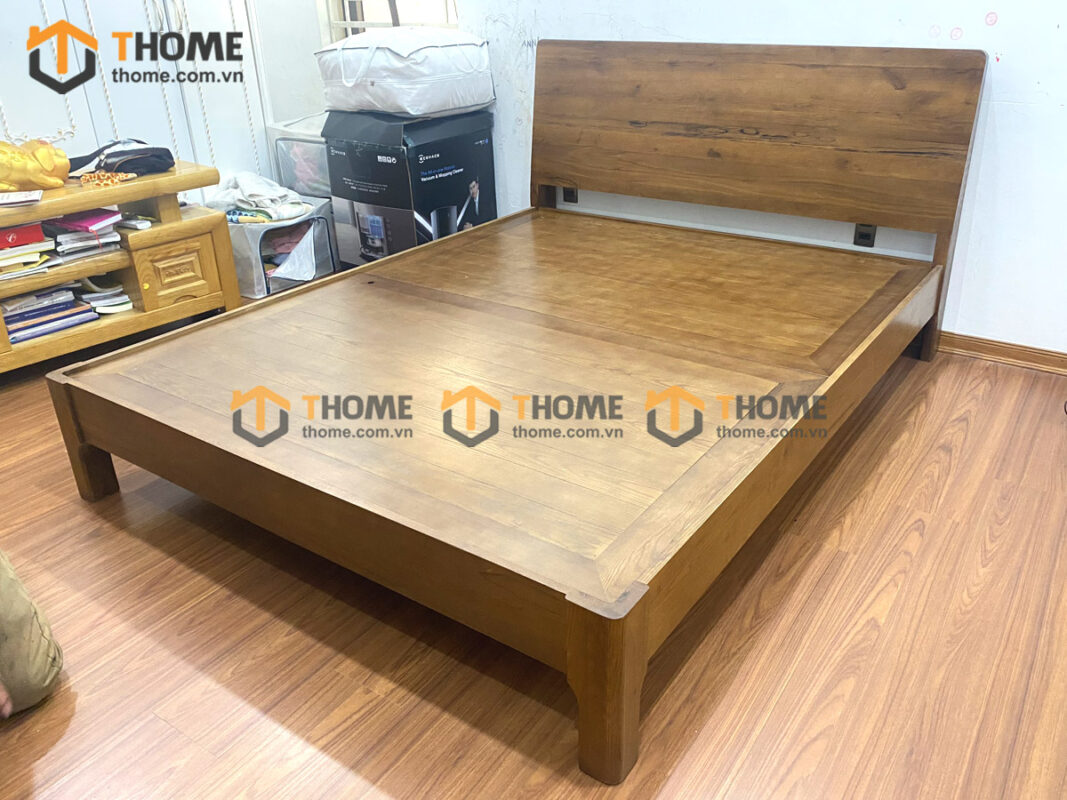 Giường ngủ gỗ sồi tự nhiên Cali GN-28SM