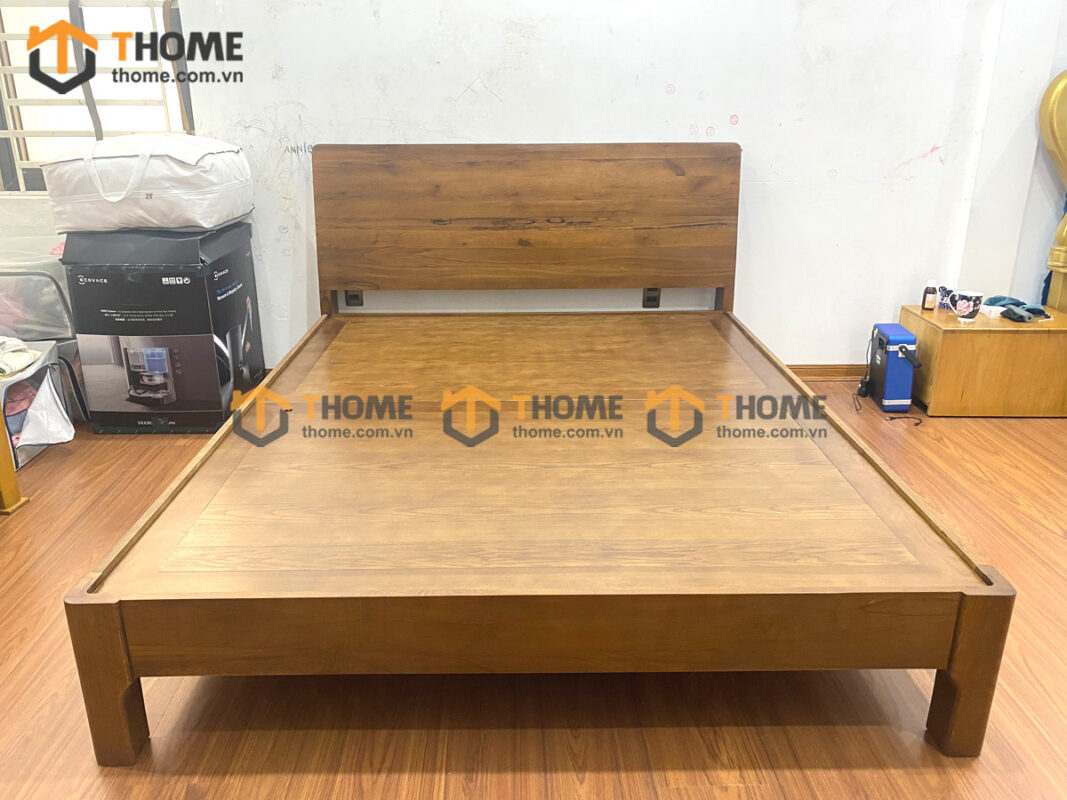 Giường ngủ gỗ sồi tự nhiên Cali GN-28SM
