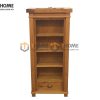 Kệ sách gỗ sồi tự nhiên 1 hộc kéo thấp Harris KS-17SM