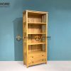 Kệ sách gỗ sồi tự nhiên 2 hộc kéo Ashmore KS-14SM