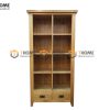 Kệ sách gỗ sồi tự nhiên 2 hộc kéo Harris KS-13SM