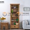 Kệ sách gỗ sồi tự nhiên 6 tầng Harris KS-12SM