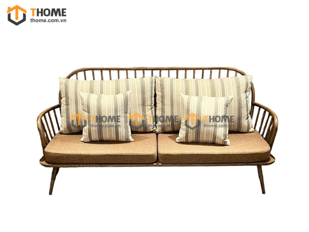 Sofa Jubilee Gỗ Sồi Tự Nhiên Màu Óc Chó 1.8m SFN-20SN