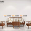 Sofa Jubilee Gỗ Sồi Tự Nhiên Màu Óc Chó 1.8m SFN-20SN