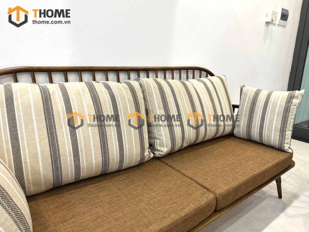 Sofa Jubilee Gỗ Sồi Tự Nhiên Màu Óc Chó 1.8m SFN-20SN