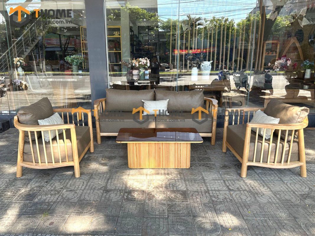 Bộ sofa Aolix màu tự nhiên 2.3m SFT-18SN