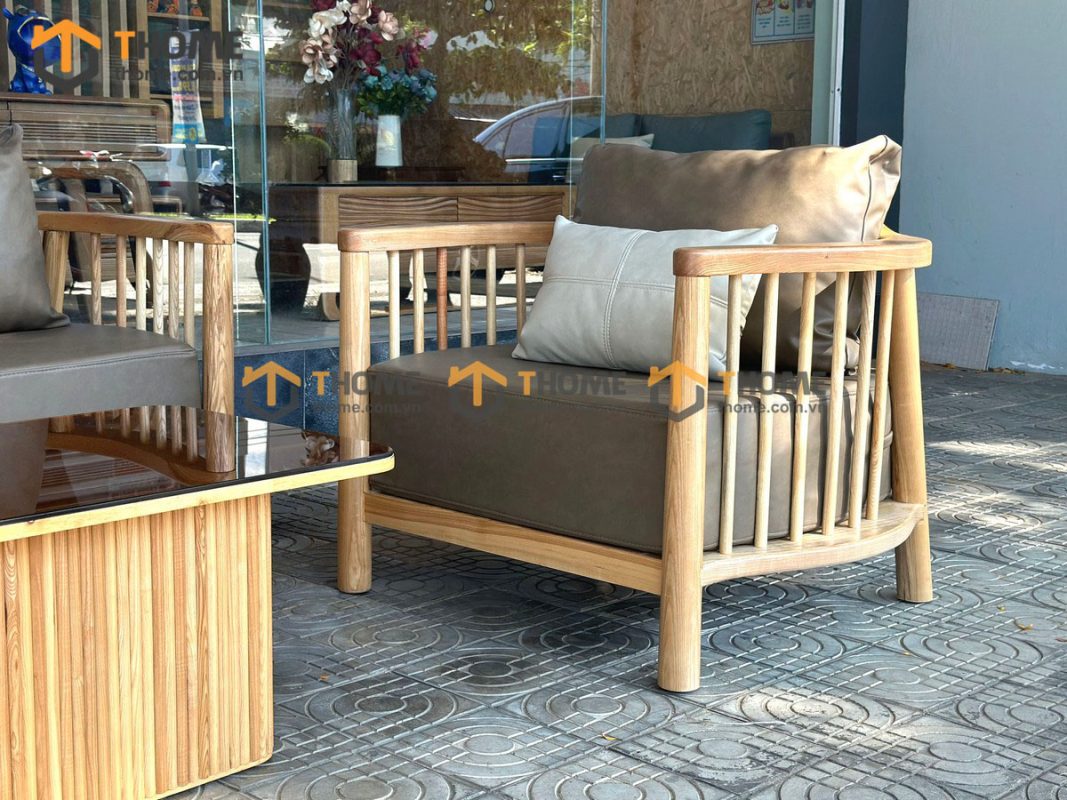 Bộ sofa Aolix màu tự nhiên 2.3m SFT-18SN