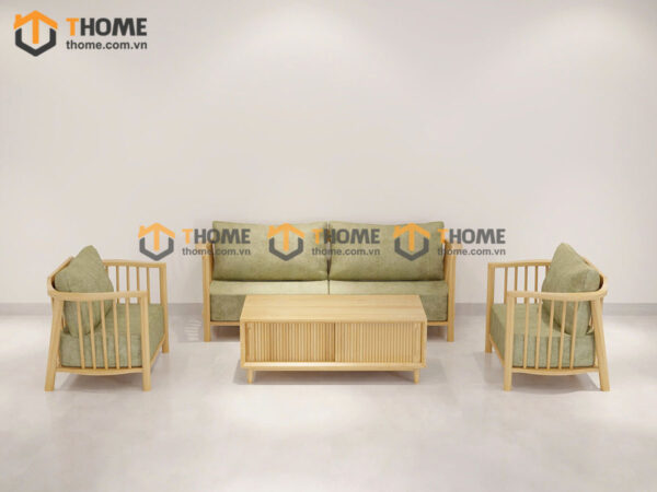 Sofa Aolix Gỗ Sồi Tự Nhiên Màu Tự Nhiên 2.55m SFT-18SN