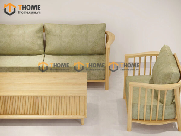 Sofa Aolix Gỗ Sồi Tự Nhiên Màu Tự Nhiên 2.55m SFT-18SN