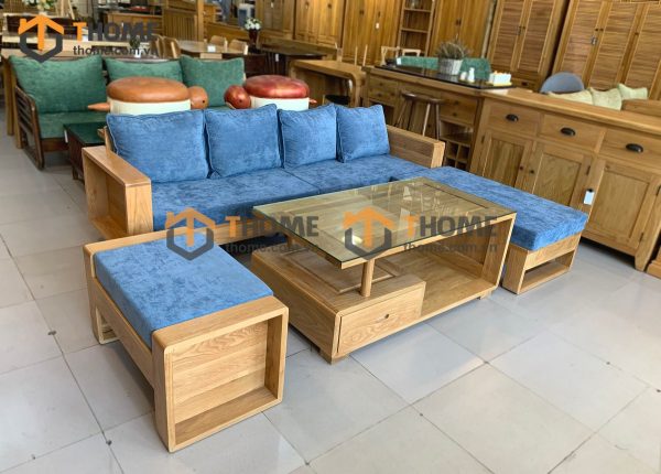 Sofa góc Armani màu tự nhiên 2.3m SFT-13SM