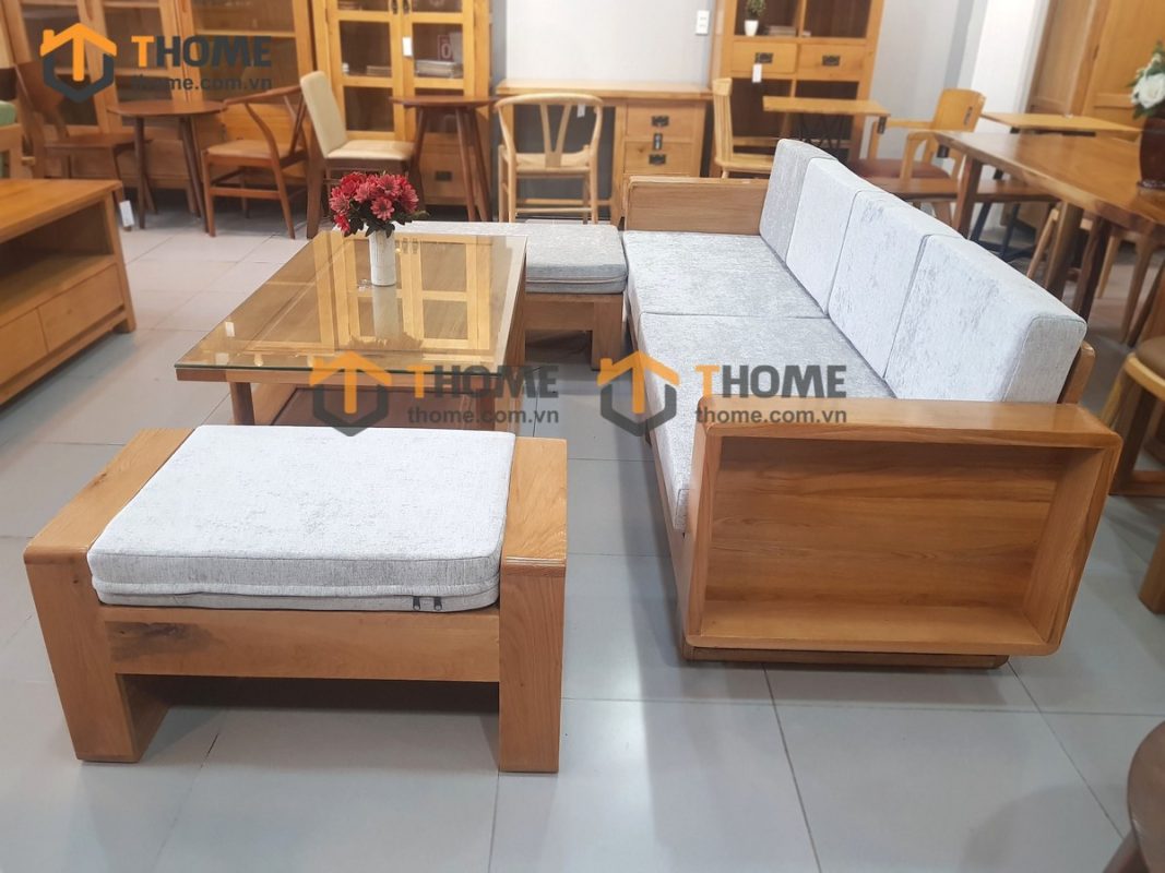 Sofa góc Armani màu tự nhiên 2.3m SFT-13SM