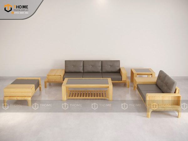 Sofa Mido chân hươu màu tự nhiên SFĐ-11SN
