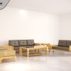 Sofa Mido chân hươu màu tự nhiên SFĐ-11SN