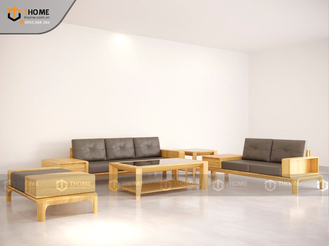 Sofa Mido chân hươu màu tự nhiên SFĐ-11SN