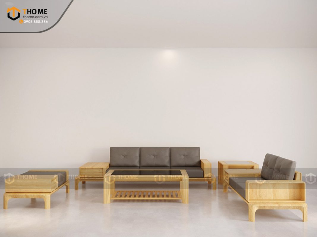 Sofa Mido chân hươu màu tự nhiên SFĐ-11SN