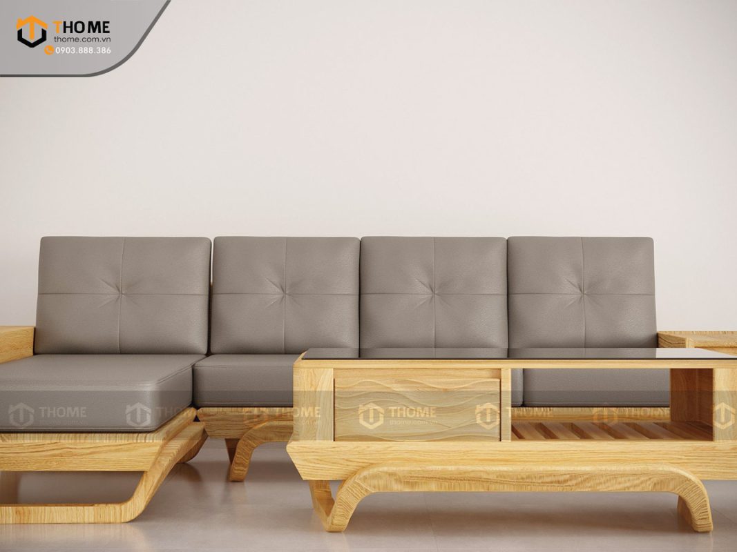 Sofa Venco chân vặn màu tự nhiên SFĐ-17SN