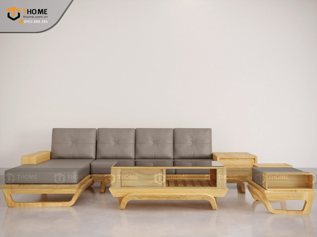 Sofa Venco chân vặn màu tự nhiên SFĐ-17SN