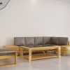Sofa DW chân vuông màu tự nhiên SFĐ-19SN
