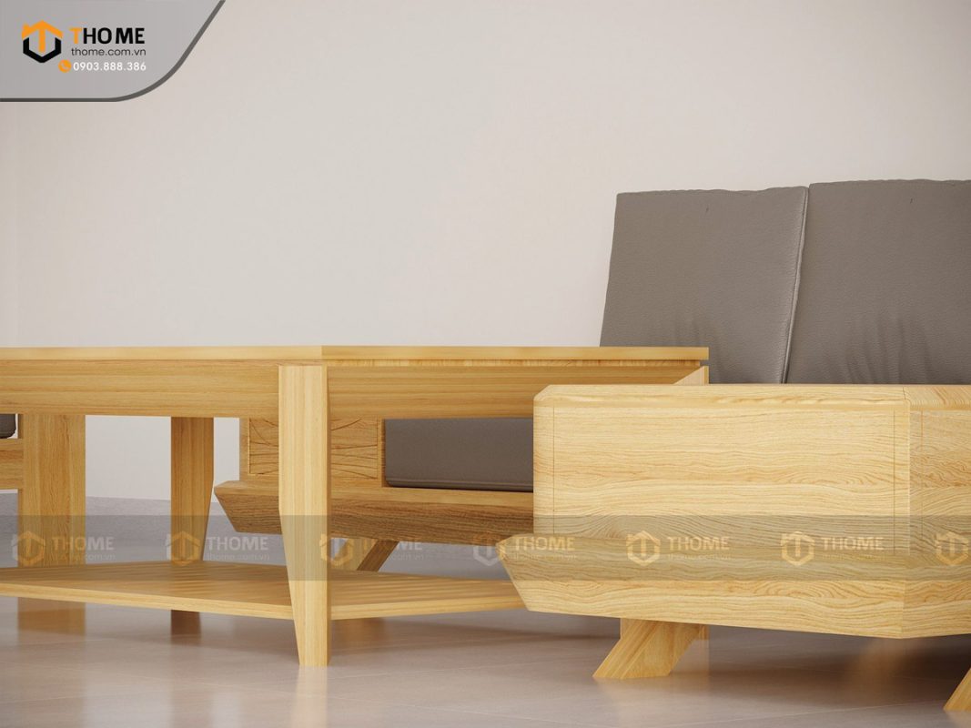 Sofa DW chân vuông màu tự nhiên SFĐ-19SN