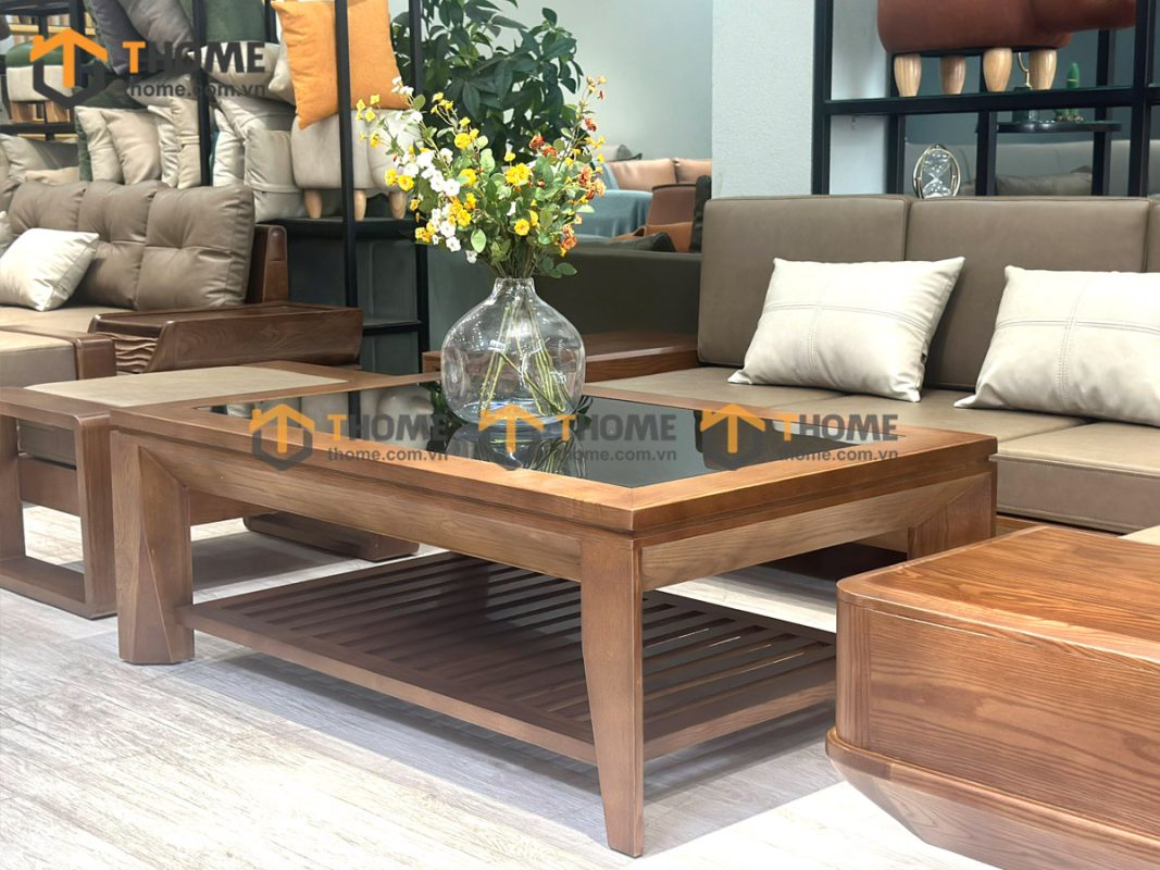 Sofa DW chân vuông màu óc chó SFĐ-20SN