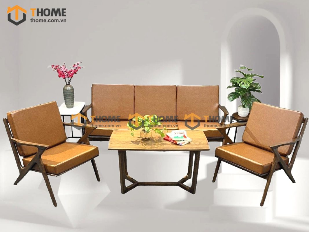 Sofa chữ Z màu óc chó 1.8m SFN-14SN