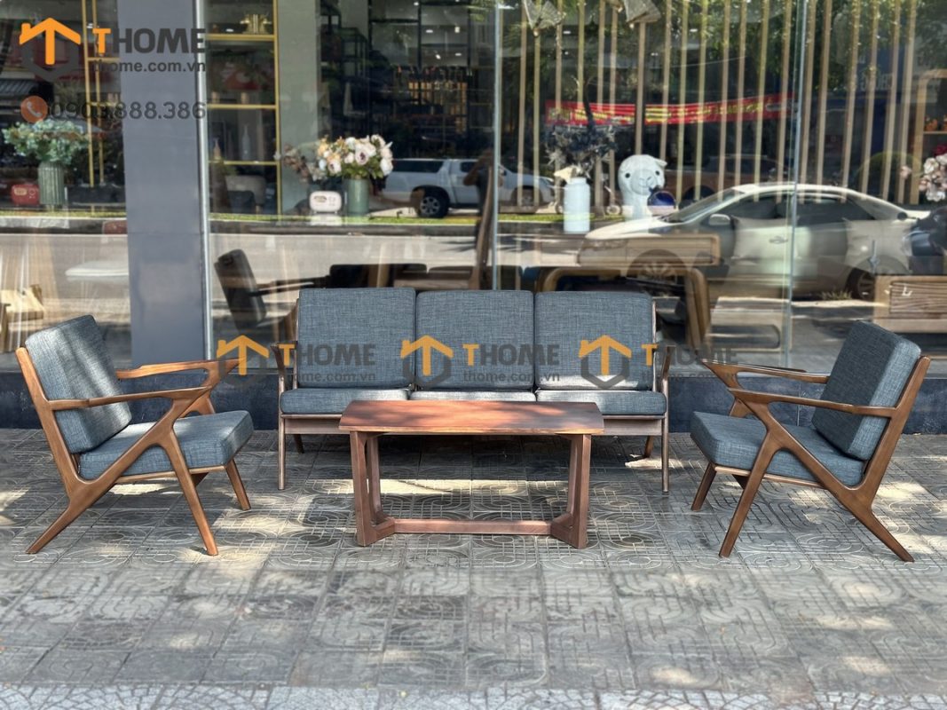 Sofa chữ Z màu óc chó 1.8m SFN-14SN
