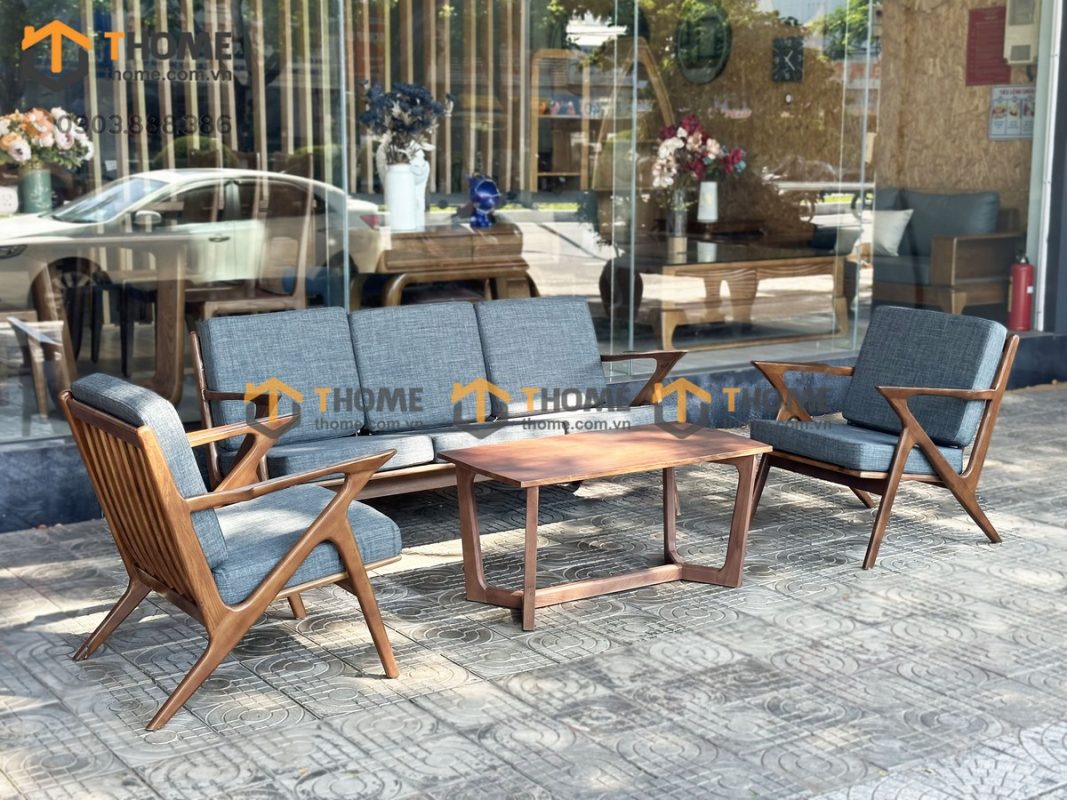 Sofa chữ Z màu óc chó 1.8m SFN-14SN