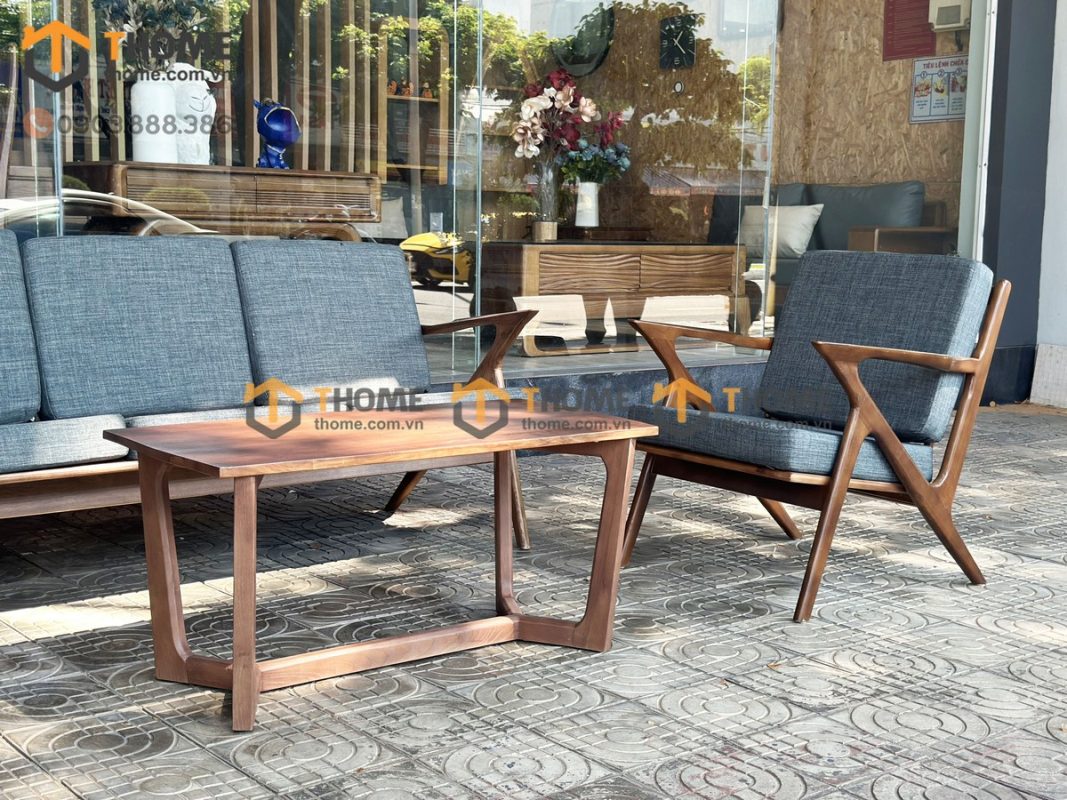 Sofa chữ Z màu óc chó 1.8m SFN-14SN