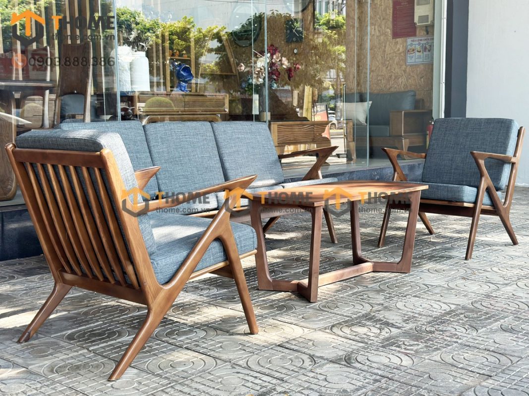 Sofa chữ Z màu óc chó 1.8m SFN-14SN