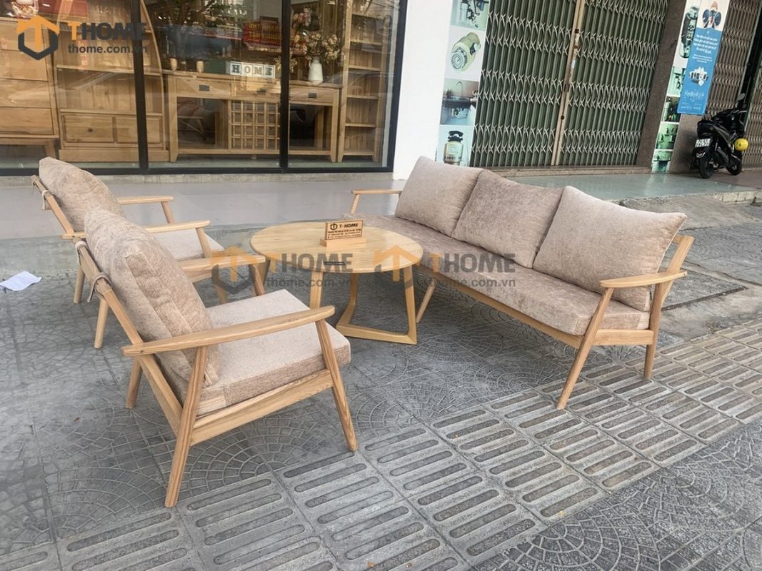 Sofa Cogo màu tự nhiên 1.8m SFN-07SN