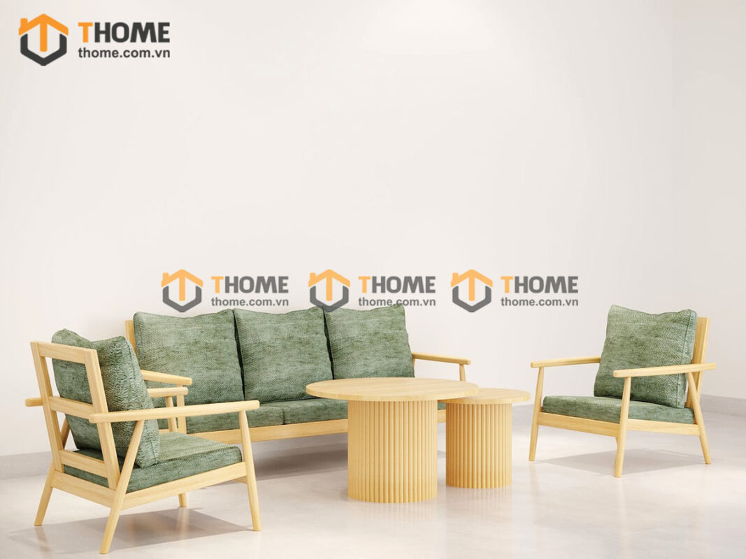 Sofa Cogo Gỗ Sồi Tự Nhiên Màu Tự Nhiên 1.8m SFN-07SN