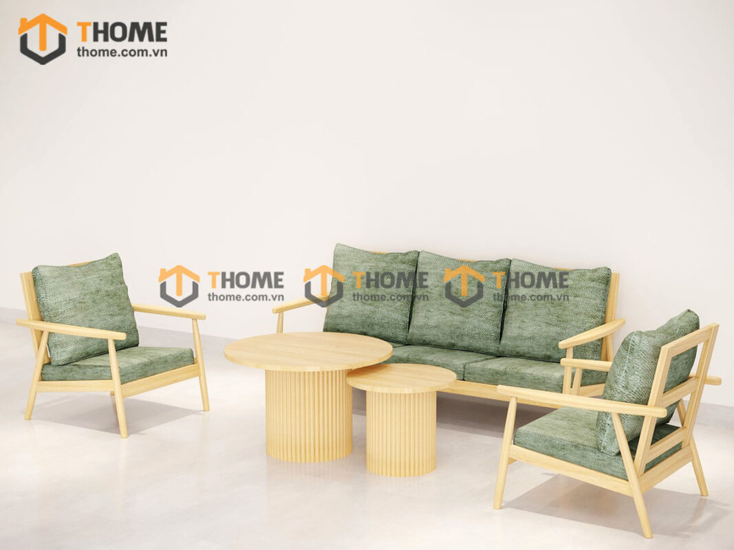 Sofa Cogo Gỗ Sồi Tự Nhiên Màu Tự Nhiên 1.8m SFN-07SN