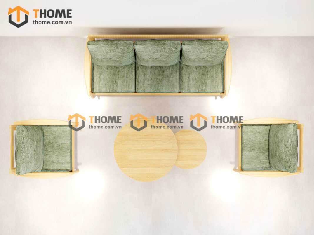 Sofa Cogo Gỗ Sồi Tự Nhiên Màu Tự Nhiên 1.8m SFN-07SN