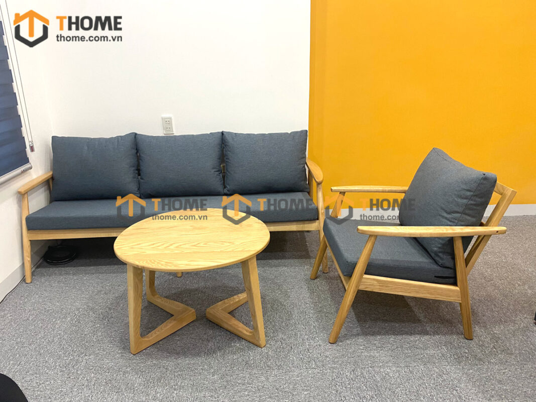 Sofa Cogo Gỗ Sồi Tự Nhiên Màu Tự Nhiên 1.8m SFN-07SN
