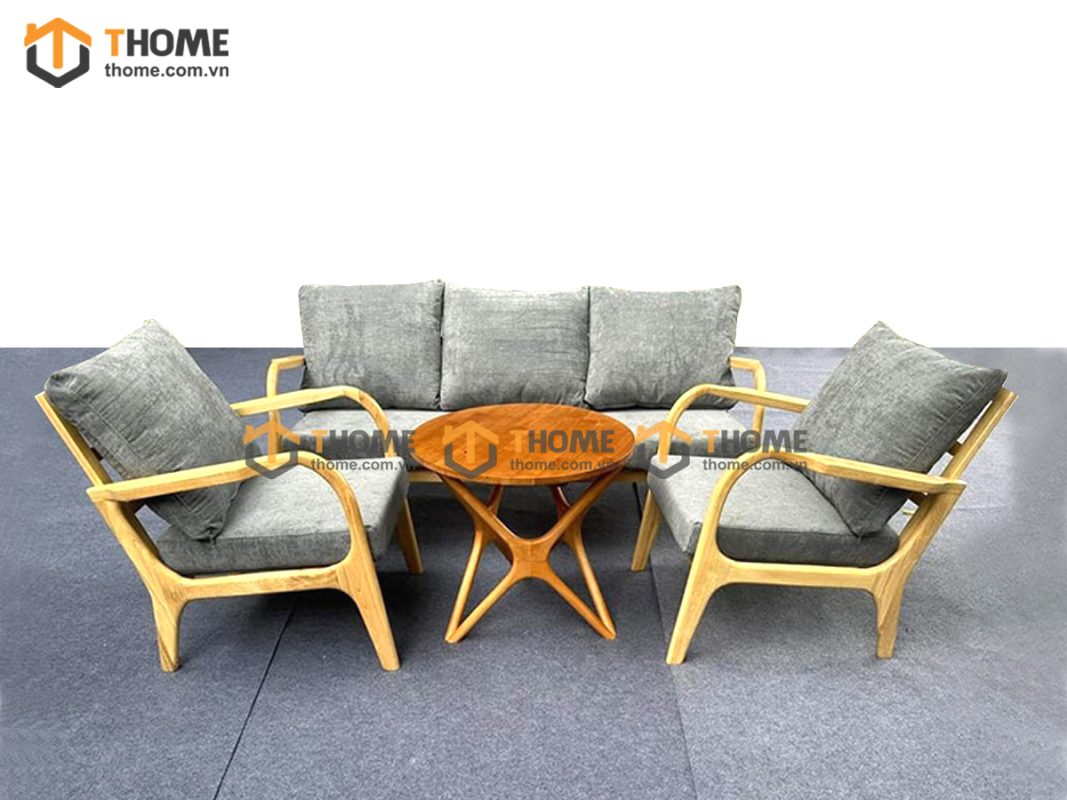 Sofa Cogo có tay màu tự nhiên 1.6m SFN-09SN
