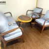 Sofa Cogo có tay màu óc chó 1.6m SFN-10SN