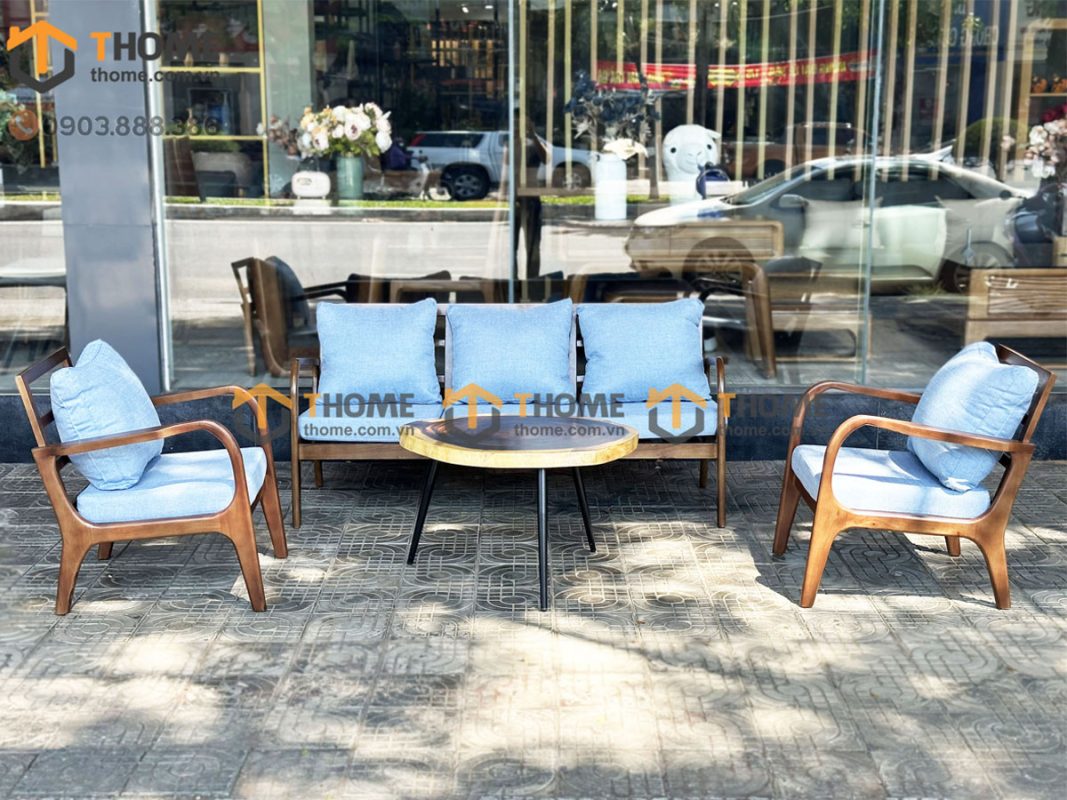 Sofa Cogo có tay màu óc chó 1.6m SFN-10SN