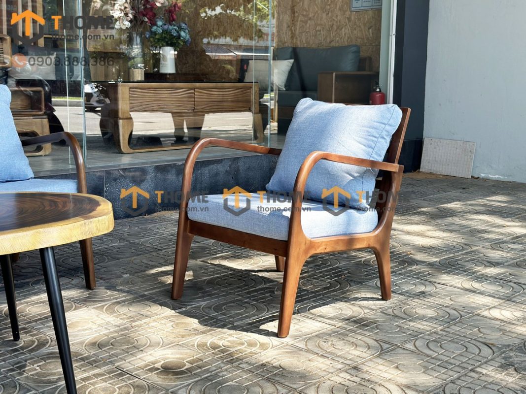 Sofa Cogo có tay màu óc chó 1.6m SFN-10SN