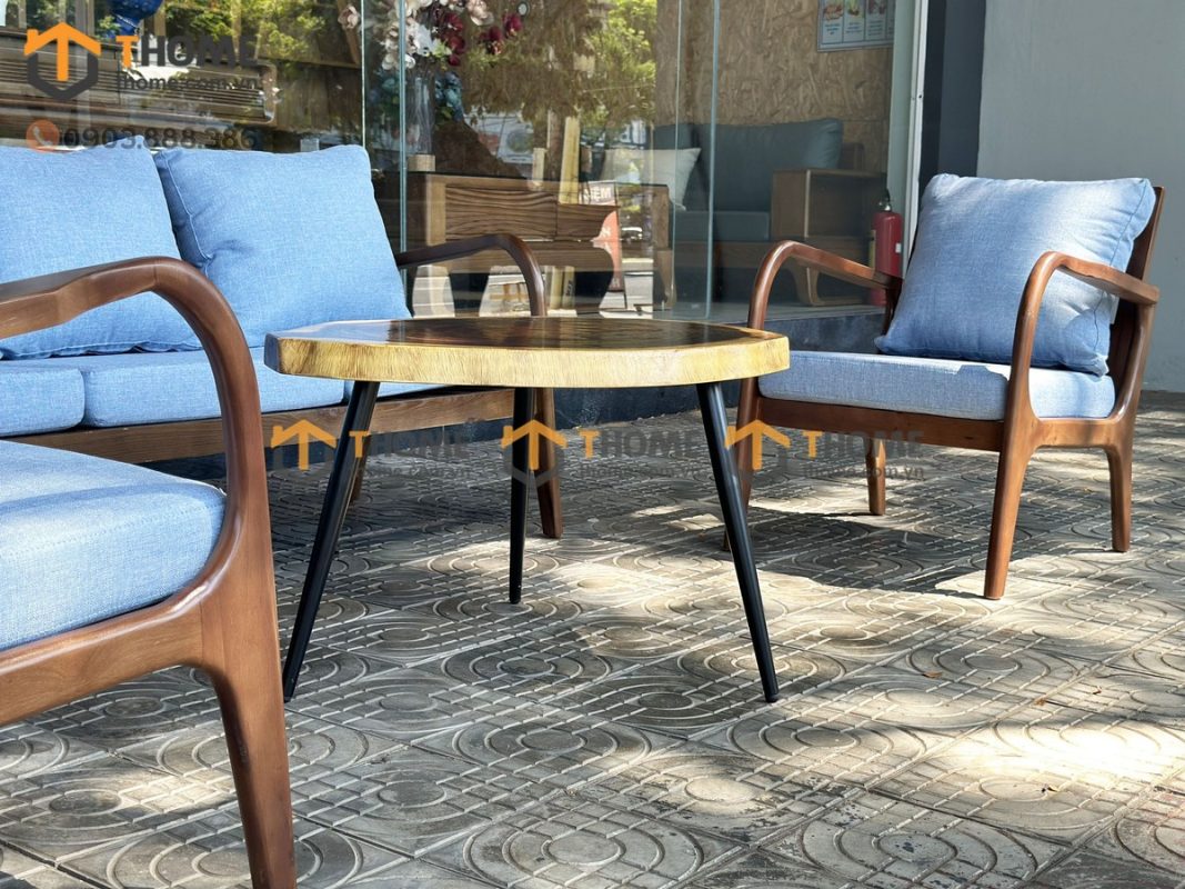 Sofa Cogo có tay màu óc chó 1.6m SFN-10SN